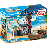 Docktillbehör - Pirater Leksaker Playmobil Starter Pack Pirate with Rowing Boat 71254