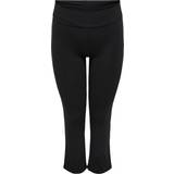 Only Byxor Only Curvy Fold Jazz Training Trousers - Black
