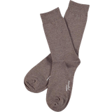 Topeco Herr Underkläder Topeco Solid Socks - Pine Bark Melange
