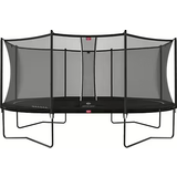 Oval Studsmattor BERG Grand Favorit Regular 520x345 + Safety Net Comfort