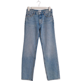 50 - Dam Byxor & Shorts Gina Tricot Low Straight Jeans - Tinted Blue