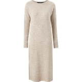 Vero Moda Nylon Klänningar Vero Moda Lefile Long Dress - Grey/Birch