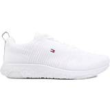 Tommy Hilfiger Herr Sneakers Tommy Hilfiger Signature Knitted M - White
