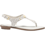 Plast Tofflor & Sandaler Michael Kors Logo Plaque - Vanilla