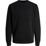 Jack & Jones Herr - Sweatshirts Tröjor Jack & Jones Plain Crew Neck Sweatshirt - Black