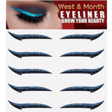 Dekorationer Ögonmakeup Deno West & Month Eyeliner Blue 5-pack