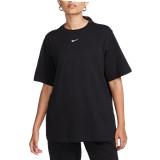 Nike 18 - Bomull - Dam T-shirts Nike Sportswear Essential T-shirt Women's - Black/White