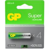 AA (LR06) - Alkalisk Batterier & Laddbart GP Batteries AA Super Alkaline Compatible 4-pack