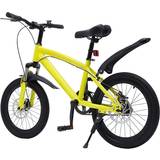 18" Barncyklar Froulaland 18 Inch Bicycle Mountain Bike - Yellow Barncykel