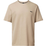 Hugo Boss Herr - Polyester T-shirts Hugo Boss Waffle T-shirt - Beige