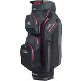 Powakaddy Golfbagar Powakaddy Dri Tech Golf Cart Bag Black/Gunmetal/Pink 02783-04-01