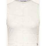 Calvin Klein Dam - Elastan/Lycra/Spandex Överdelar Calvin Klein Slim Ribbed Tank Top White
