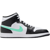 Herr - Multifärgade Skor Nike Air Jordan 1 Mid M - White/Black/Green Glow
