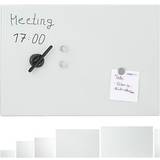 Relaxdays Glas-magnetboard glas pinnwand magnetwand magnettafel memoboard whiteboard