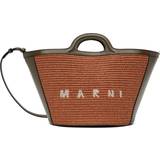 Orange Bucketväskor Marni Orange & Khaki Small Tropicalia Bucket Bag ZO750 Brick/Olive UNI