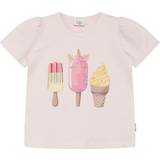Hust & Claire T-shirts Barnkläder Hust & Claire T-Shirt AMNA ICE CREAM in rose morn rosa