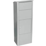 MEFA Beech Parcel Box 457 Ruko Lock - White Aluminium