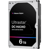 6 Hårddiskar Western Digital WD Ultrastar DC HA340 WUS721206BLE6L4 Hårddisk datacenter 6 TB inbyggd 3.5" SATA 6Gb/s 7200 rpm buffert: 256 MB