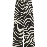 Dam - Zebra Byxor & Shorts H&M At Pull On Trousers - Black/Zebra Pattern