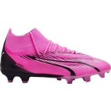 Rosa Fotbollsskor Puma Ultra Pro FG/AG M - Poison Pink/White Black