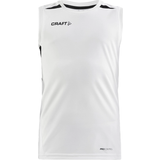 Ärmlösa T-shirts Craft Sportsware Kid's Pro Control Impact Training Shirt - White/Black (1908236-900999)