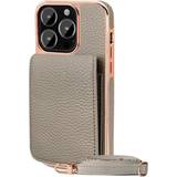 MVVKKY Crossbody Flip Card Holder Case with Strap for iPhone 13 Pro Max