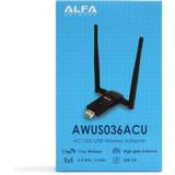 Alfa USB-A Nätverkskort & Bluetooth-adaptrar Alfa AWUS036ACU