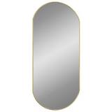 Oval Speglar vidaXL 348200 Gold Väggspegel 40x90cm