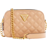 Guess Väskor Guess Giully Quilted Camera Crossbody Bag - Beige