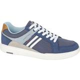 Grafters Skor grafters 'R21' Men's M563 Striped Lace-up Fastening Leisure Shoe NAVY Navy