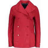 Gant Rosa Ytterkläder Gant Pink Cotton Jackets &amp; Women's Coat