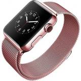 Apple smartwatch 3 Milanese Loop Armband För Apple Watch Series 3 Rose