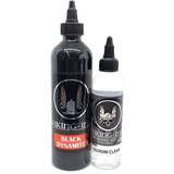 Flaskor Tatueringsvård Viking-Ink B&W Black Dynamite 270ml + Mixer Gloom Clear 120ml