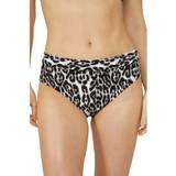 Debenhams Badkläder Debenhams Womens/Ladies Leopard Print Foldover Bikini Bottoms