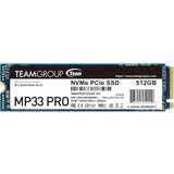 TeamGroup PCIe Gen3 x4 NVMe Hårddiskar TeamGroup MP33 Pro SSD TM8FPD512G0C101 512GB
