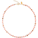 Guld Halsband Caroline Svedbom Calanthe Necklace - Gold/Multicolour