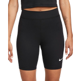 14 Tights Nike Sportswear Classic Women's High Waisted Biker Shorts - Black/Sail