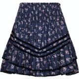 Neo Noir Atkin Delicate Floral Skirt - Dusty Navy