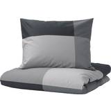 Viskos Sängkläder Ikea Brunkrissla Påslakan Svart (240x220cm)
