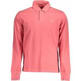One Size Pikétröjor Gant Pink Cotton Polo Shirt Pink