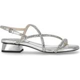 Ash Dam Tofflor & Sandaler Ash isla silberne sandale mit mittlerem absatz damen Silber