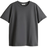 H&M Dam T-shirts & Linnen H&M Cotton T-shirt - Dark Gray