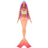 Barbie mermaid Barbie Mermaid Dolls with Colorful Hair Tails & Headband Accessories HRR05