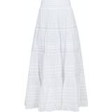 36 - Dam Kjolar Neo Noir Felicia S Voile Skirt - White