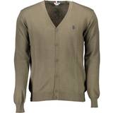 U.S. Polo Assn. Koftor U.S. Polo Assn. Green Cotton Sweater Green