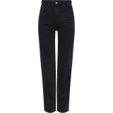 Pieces Jeans Pieces Kelly Straight Fit Jeans - Black