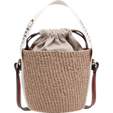 Dam - Innerfack Bucketväskor Chloé Small Woody Bucket Bag - Beige