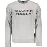 North Sails Herr Tröjor North Sails Gray Cotton Sweater Gray