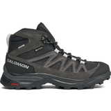 Trekkingskor Salomon X Ward Leather Mid Gtx W - Ebony/Phantom/Black