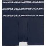 Karl Lagerfeld Underkläder Karl Lagerfeld Herr Monokroma Badbyxor Med Logotyp Set med 3 Marinblått